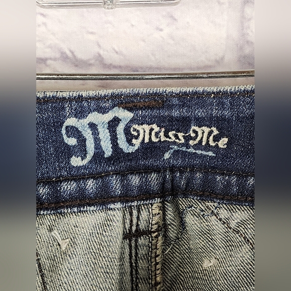 Miss Me classic, distressed, embellished bootcut jeans Size 26 - Picture 5 of 14